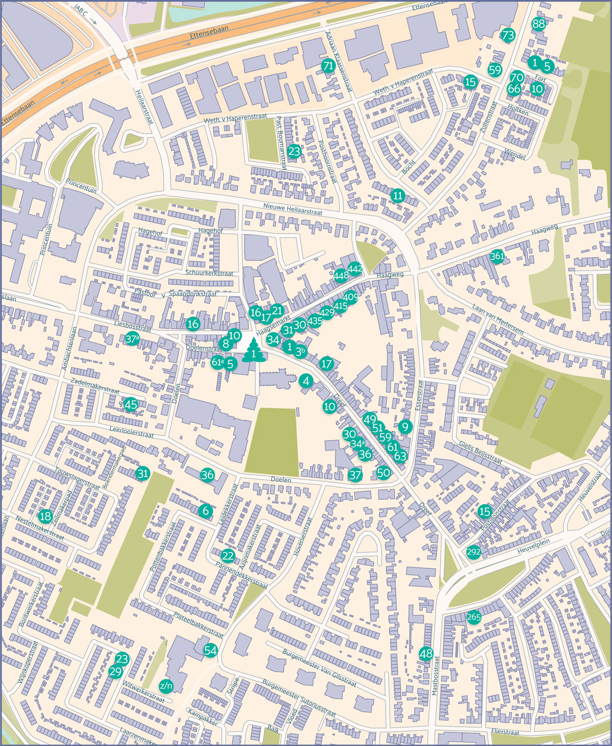 plattegrond princenhage